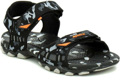 Sparx SS 467 Men Sandals(Black, Black , 10)