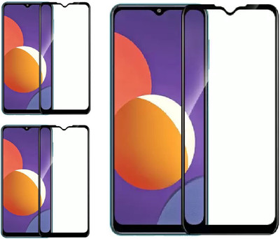 ISAAK Edge To Edge Tempered Glass for Samsung Galaxy M12(Pack of 3)