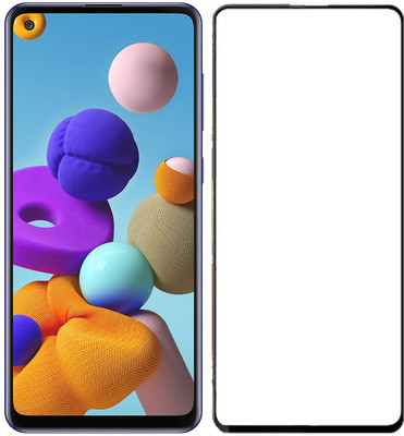 CEDO Edge To Edge Tempered Glass for Samsung Galaxy A21s(Pack of 1)
