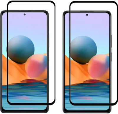 ISAAK Edge To Edge Tempered Glass for Mi Redmi Note 10(Pack of 2)