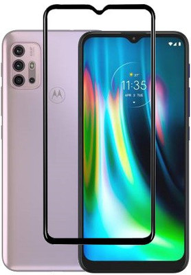 HOBBYTRONICS Edge To Edge Tempered Glass for MOTOROLA G10 POWER, MOTOROLA G30(Pack of 1)