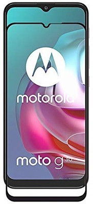 GDBUY Edge To Edge Tempered Glass for Motorola G30, Motorola Moto G30, Moto G30(Pack of 1)