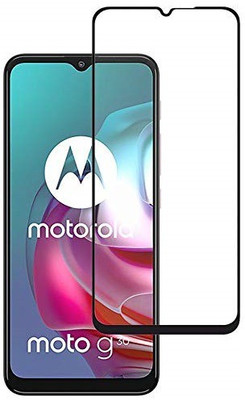 GDBUY Edge To Edge Tempered Glass for Motorola G30, Motorola Moto G30, Moto G30(Pack of 1)