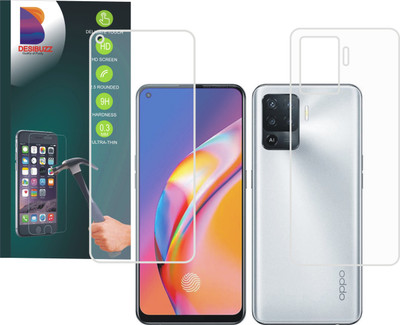 DESIBUZZ Front and Back Screen Guard for OPPO F19 Pro, OPPO A94(Pack of 2)