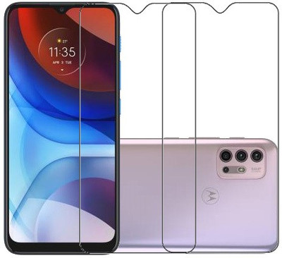 HOBBYTRONICS Tempered Glass Guard for MOTOROLA G10 POWER, MOTOROLA G30(Pack of 2)