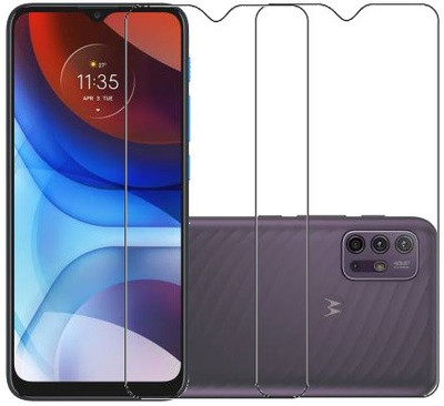 ECMERED Tempered Glass Guard for MOTOROLA G10 POWER, MOTOROLA G30(Pack of 2)