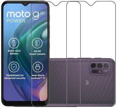 HOBBYTRONICS Tempered Glass Guard for MOTOROLA G10 POWER, MOTOROLA G30(Pack of 2)