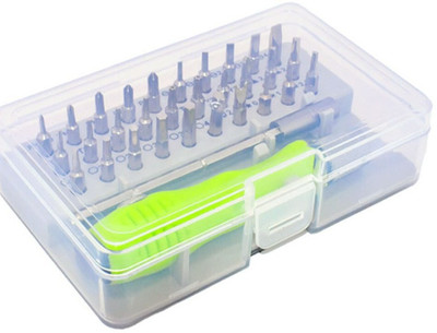 FITUP ™ 32 in 1 Precision Multipurpose Opening Repair Tool Screwdriver Set for Mobiles/Laptops/Electronics Precision Screwdriver Set (Set of 32) Standard Screwdriver Set(Pack of 1)