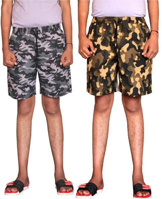 4 YOU Printed Men Multicolor Basic Shorts