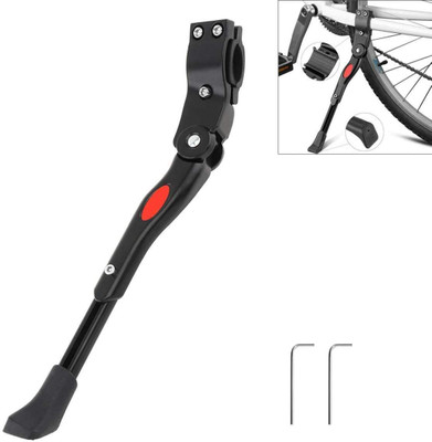 M MOD CON Imported Cycle alloy Kick Stand Side Stand Adjustable Cycling Stand(Aluminium)