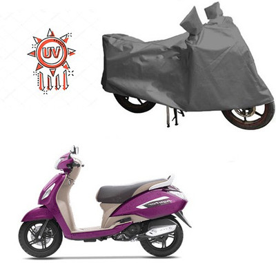 HYBRIDS COLLECTION Waterproof Two Wheeler Cover for TVS(Jupiter, Grey)