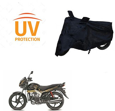 saanvi Two Wheeler Cover for Mahindra(Centuro, Black)