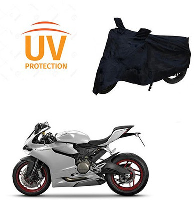 Atulit enterprises Two Wheeler Cover for Ducati(899 Panigale, Black)