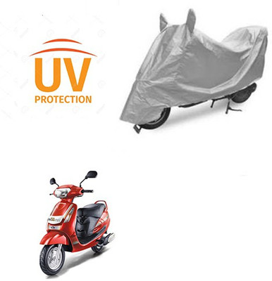 Atulit enterprises Two Wheeler Cover for Mahindra(Duro DZ, Silver)