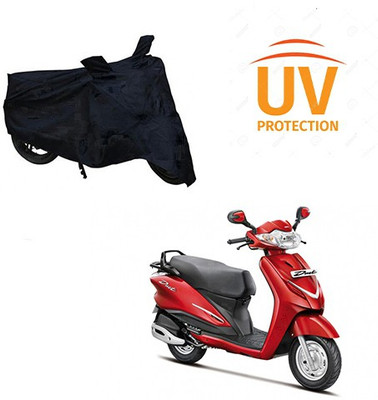 Atulit enterprises Two Wheeler Cover for Hero(Duet, Black)