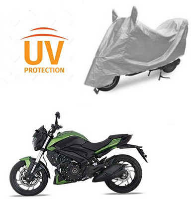 Atulit enterprises Two Wheeler Cover for Bajaj(Dominar, Silver)