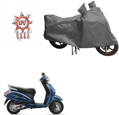 HYBRIDS COLLECTION Waterproof Two Wheeler Cover for Honda(Activa 3G, Grey)