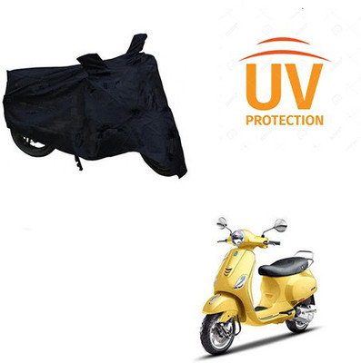 Feel heaven Two Wheeler Cover for Piaggio(Vespa SXL, Black)