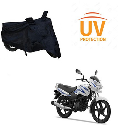 Feel heaven Two Wheeler Cover for TVS(Star Sport, Black)