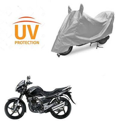 HYBRIDS COLLECTION Waterproof Two Wheeler Cover for Suzuki(GS, Silver)