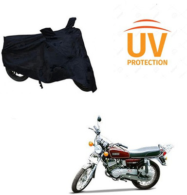 Feel heaven Two Wheeler Cover for Yamaha(RX 100, Black)