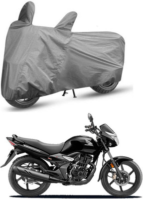PRPaccessories Two Wheeler Cover for Honda(CB Unicorn 150, Grey)