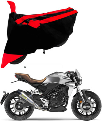Just try it Waterproof Two Wheeler Cover for Honda(CB300R, Red)