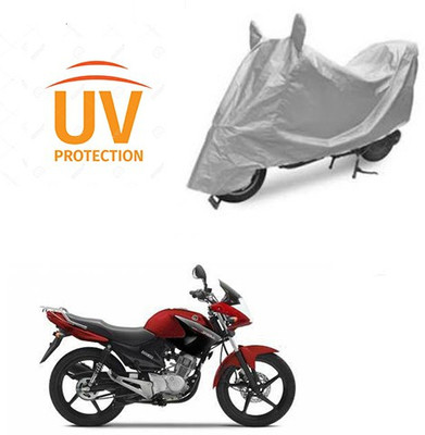 THE REAL ARV Waterproof Two Wheeler Cover for Yamaha(YBR 125, Silver)