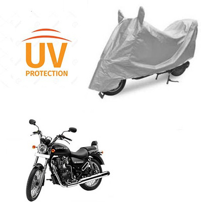 Feel heaven Two Wheeler Cover for Royal Enfield(Thunderbird 350, Silver)