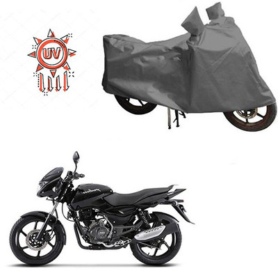 HYBRIDS COLLECTION Waterproof Two Wheeler Cover for Bajaj(Pulsar, Grey)