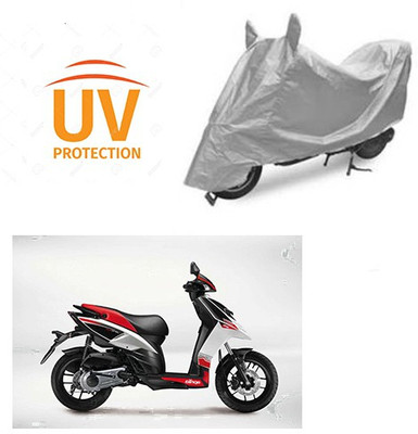 THE REAL ARV Waterproof Two Wheeler Cover for Aprilia(SR 125, Silver)