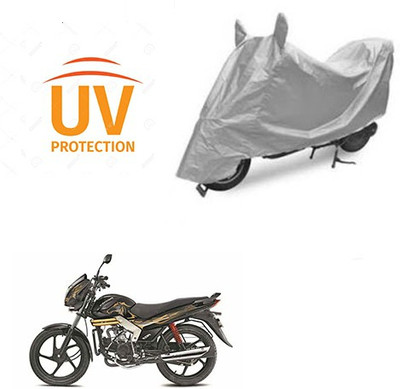 saanvi Two Wheeler Cover for Mahindra(Centuro, Silver)
