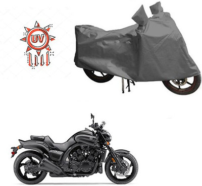 HYBRIDS COLLECTION Waterproof Two Wheeler Cover for Yamaha(VMAX, Grey)