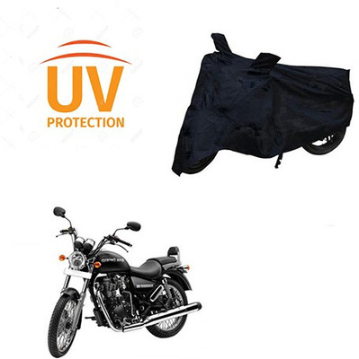 Feel heaven Two Wheeler Cover for Royal Enfield(Thunderbird 350, Black)