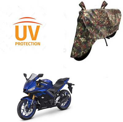 Atulit enterprises Waterproof Two Wheeler Cover for Yamaha(YZF R15 S, Multicolor)
