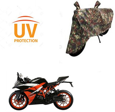 Atulit enterprises Waterproof Two Wheeler Cover for KTM(RC 200, Multicolor)