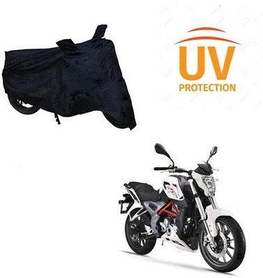 Atulit enterprises Two Wheeler Cover for DSK Benelli(TNT 25, Black)
