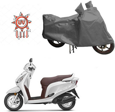 THE REAL ARV Waterproof Two Wheeler Cover for Honda(Aviator, Grey)