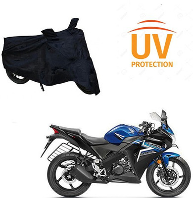 Atulit enterprises Two Wheeler Cover for Honda(CBR 150R, Black)