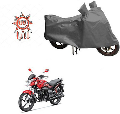 HYBRIDS COLLECTION Waterproof Two Wheeler Cover for Hero(Passion Xpro, Grey)