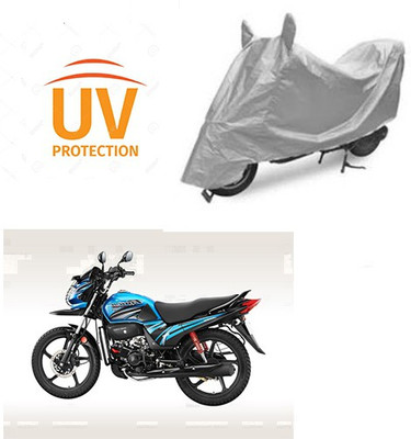 HYBRIDS COLLECTION Waterproof Two Wheeler Cover for Honda(Passion Pro TR, Silver)