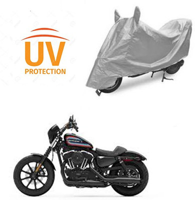 Atulit enterprises Waterproof Two Wheeler Cover for Harley Davidson(XL 1200, Silver)