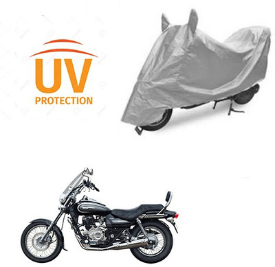THE REAL ARV Waterproof Two Wheeler Cover for Bajaj(Avenger 220 Cruise, Silver)