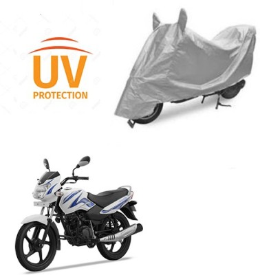 Atulit enterprises Two Wheeler Cover for TVS(Star Sport, Silver)