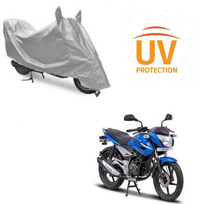 Atulit enterprises Two Wheeler Cover for Bajaj(XCD 125cc, Silver)