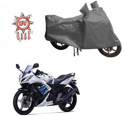 HYBRIDS COLLECTION Waterproof Two Wheeler Cover for Yamaha(YZF R15 S, Grey)