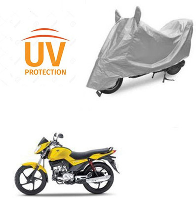THE REAL ARV Waterproof Two Wheeler Cover for Mahindra(Stallio, Silver)