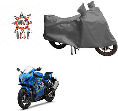 HYBRIDS COLLECTION Waterproof Two Wheeler Cover for Suzuki(GSX, Grey)