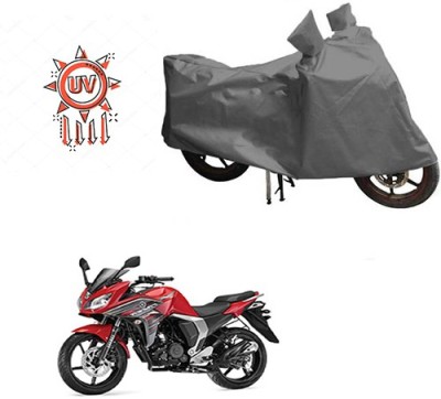 THE REAL ARV Waterproof Two Wheeler Cover for Yamaha(Fazer, Grey)