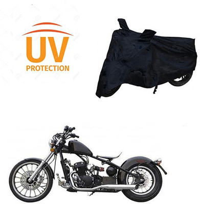 Atulit enterprises Two Wheeler Cover for Harley Davidson(Bobber 350, Black)